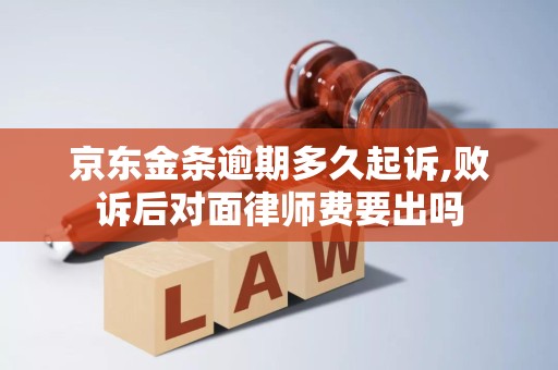 京東金條逾期被起訴 關鍵時間周期與法律后果詳解